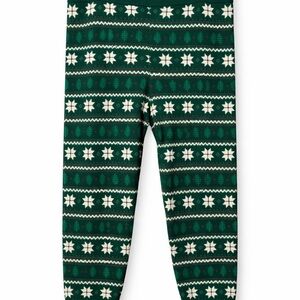Torrid Super Soft Fleece Green Fair Isle Holiday Leggings Size 6